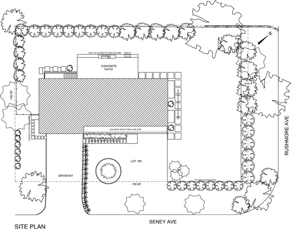 Seney Avenue Site Plan